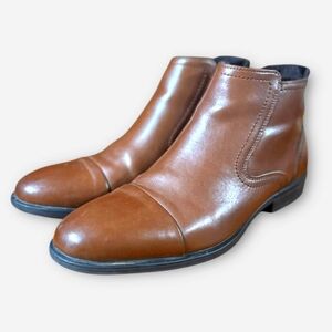 Kenneth Cole Reaction Edge Flex Brown Boots Mens 10.5